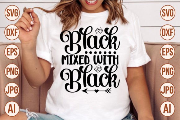 Download Black Mixed with Black SVG Designs - Black svg designs Collection