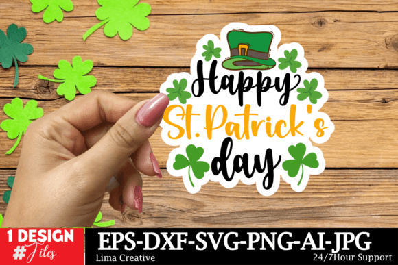 Download Hppy St.patrick’s Day Sticker SVG - Premium Resources