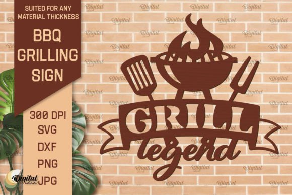 Download BBQ Grilling Sign SVG Laser Cut Files - Laser cut files Collection