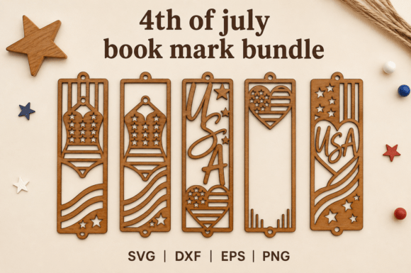Download Patriotic Bookmark Laser Cut Files - Laser cut files Collection