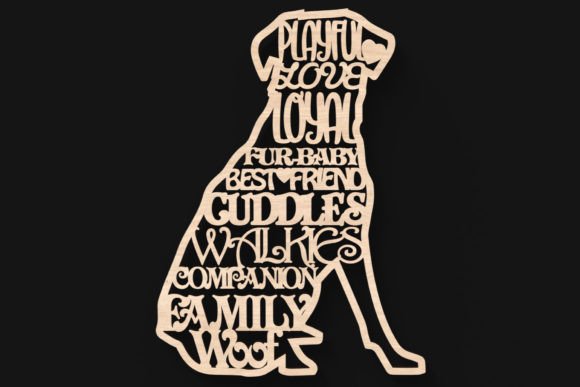 Download Dog Words Sign Svg Laser Cut Files - Laser cut files Collection