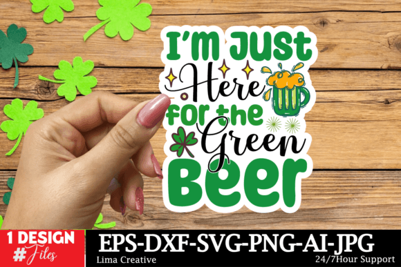 Download I'm Just Here for the Beer Sticker - Premium Resources